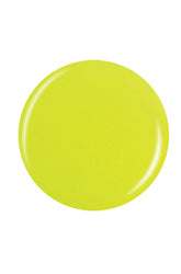 Bright neon matte yellow button sample swatch drop  in white setting